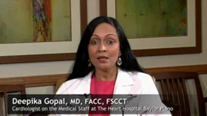 Video still: Dr. Deepika Gopal shares tips for managing heart health